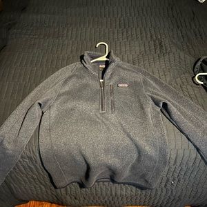 Patagonia blue sweatshirt
